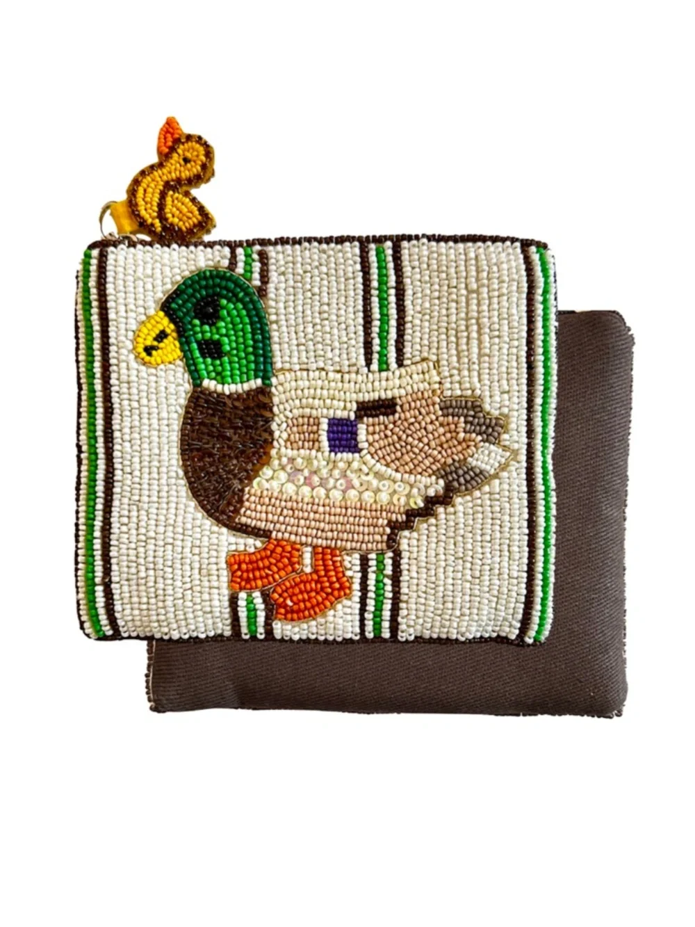 Duck Coin Purse, Game Day Beaded Bag Lily Posh